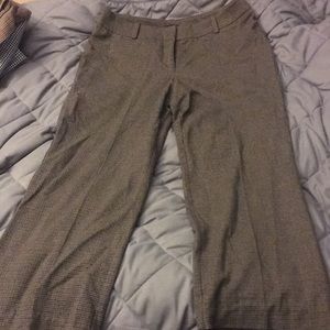 plaid flare pants